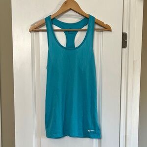 Nike Dri-FIT Women’s Tank Top - Aqua Blue - Size Small